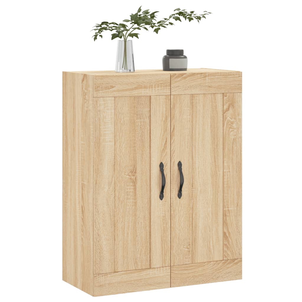 Wandschrank Sonoma-Eiche 69,5x34x90 cm Holzwerkstoff