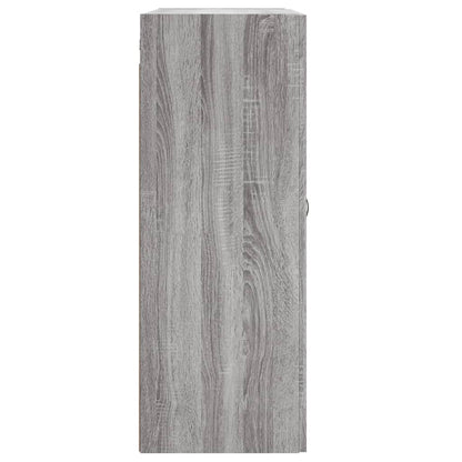 Wandschrank Grau Sonoma 69,5x34x90 cm Holzwerkstoff