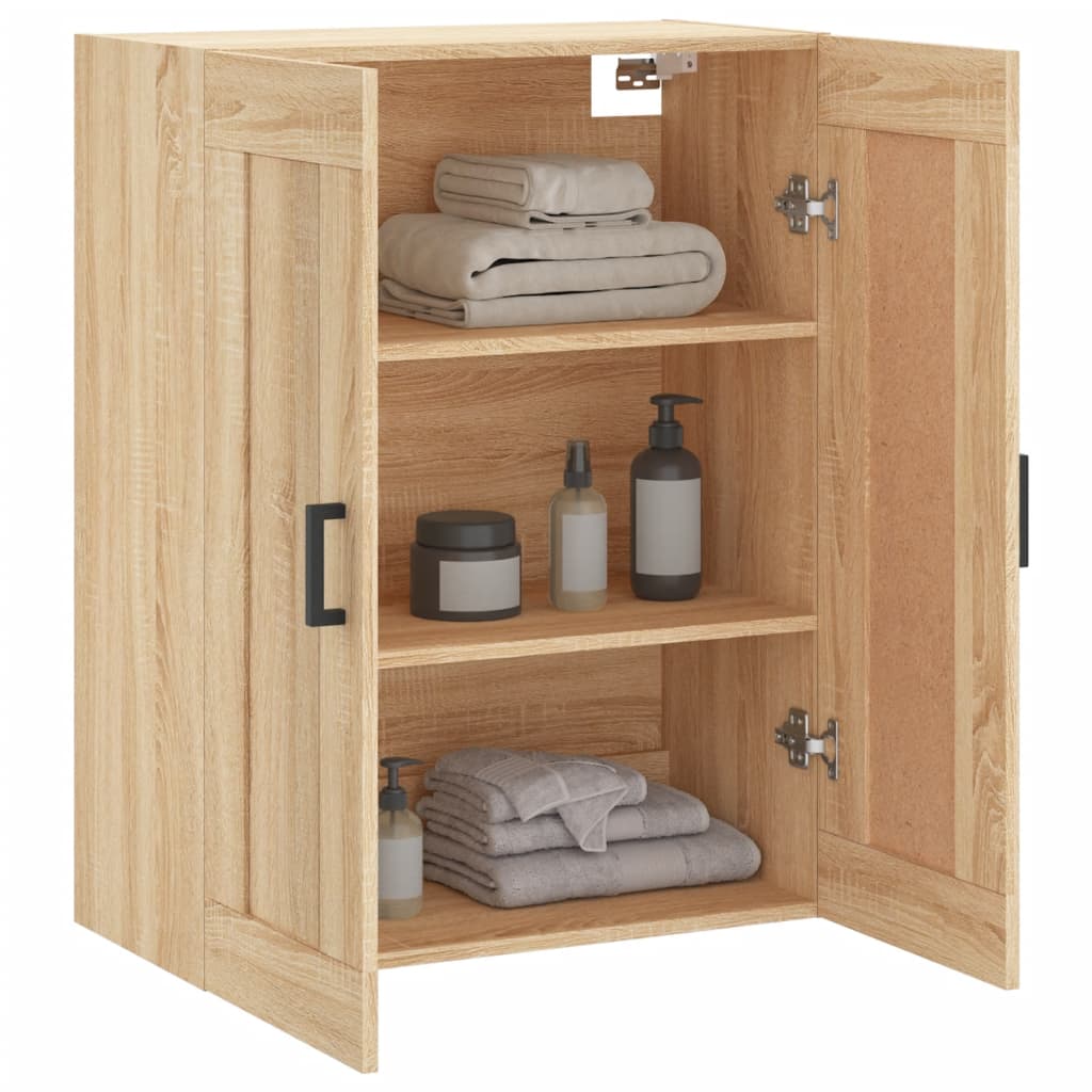 Wandschrank Sonoma-Eiche 69,5x34x90 cm Holzwerkstoff