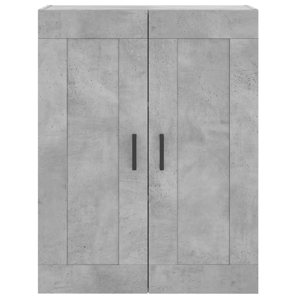 Wandschrank Betongrau 69,5x34x90 cm Holzwerkstoff