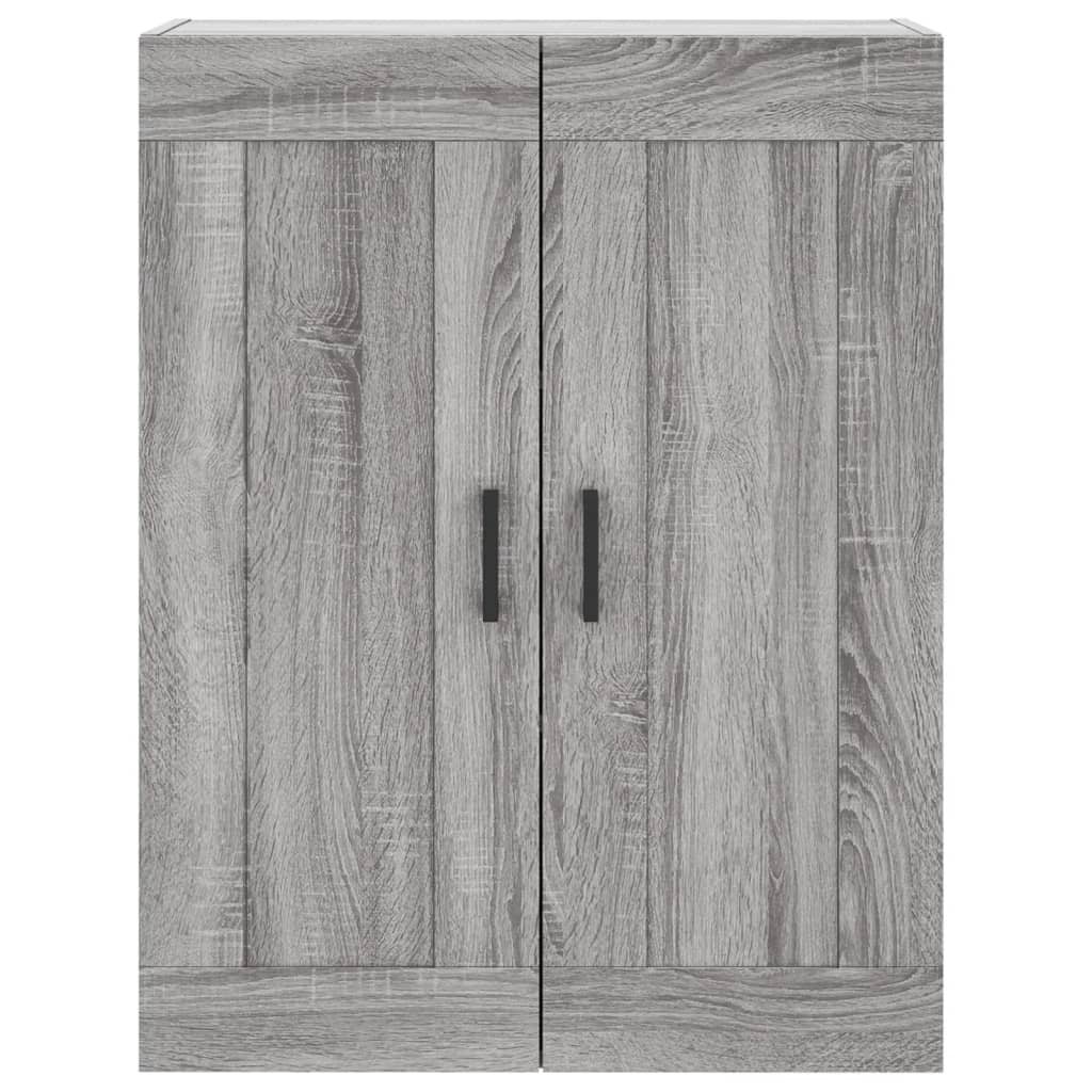 Wandschrank Grau Sonoma 69,5x34x90 cm Holzwerkstoff