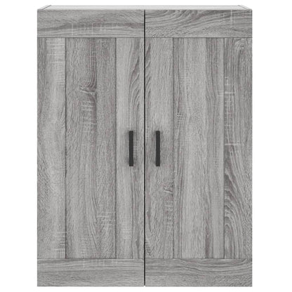 Wandschrank Grau Sonoma 69,5x34x90 cm Holzwerkstoff