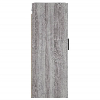 Wandschrank Grau Sonoma 69,5x34x90 cm Holzwerkstoff