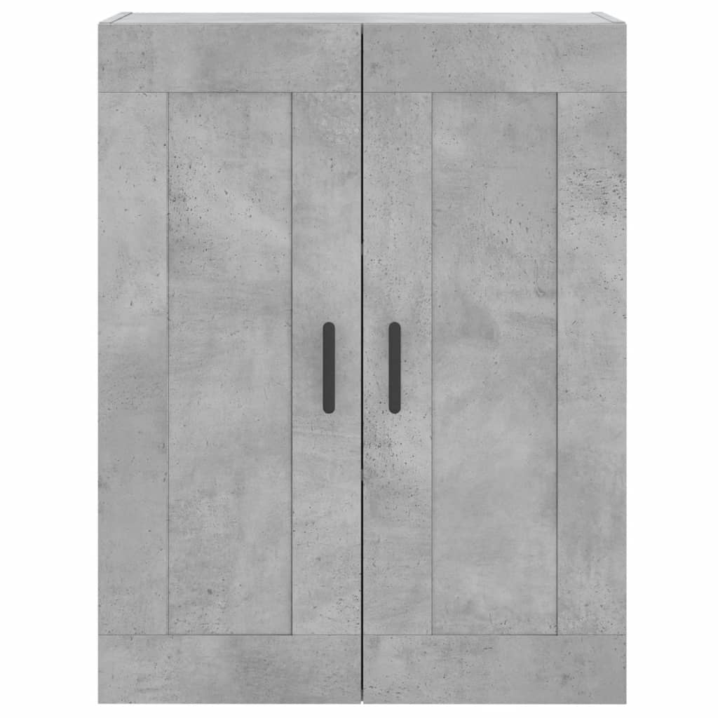 Wandschrank Betongrau 69,5x34x90 cm Holzwerkstoff