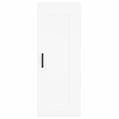 Wandschrank Weiß 34,5x34x90 cm Holzwerkstoff