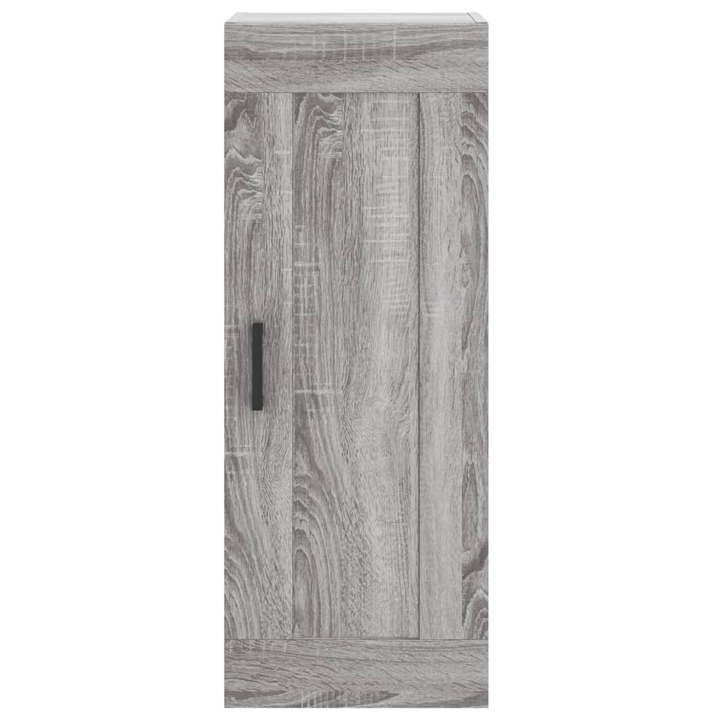Wandschrank Grau Sonoma 34,5x34x90 cm Holzwerkstoff