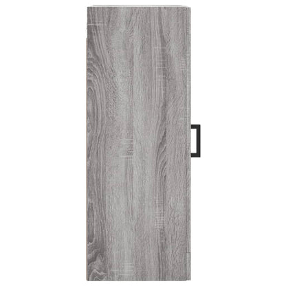 Wandschrank Grau Sonoma 34,5x34x90 cm Holzwerkstoff