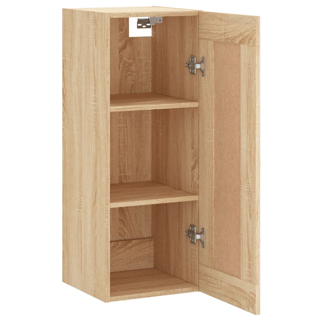 Wandschrank Sonoma-Eiche 34,5x34x90 cm Holzwerkstoff