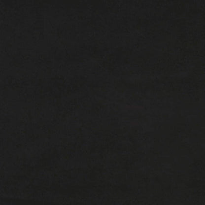 Bodensofa mit Schlaffunktion Schwarz 122x204x55 cm Samt