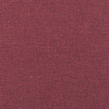 Bodensofa mit Schlaffunktion Weinrot 112x174x55 cm Stoff