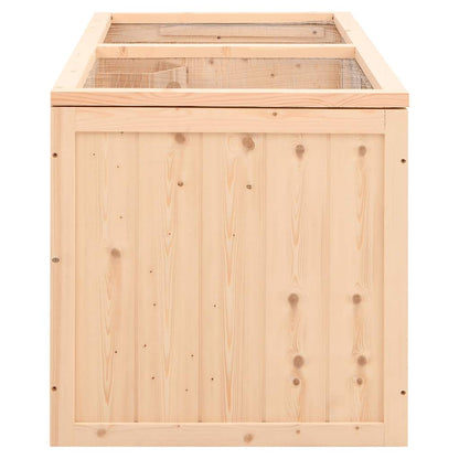 Hamsterkäfig 89,5x45x45 cm Massivholz Tanne