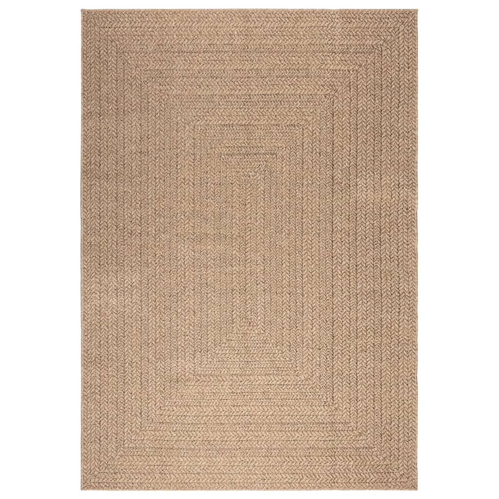 Teppich ZIZUR 160x230 cm Jute-Optik Indoor und Outdoor