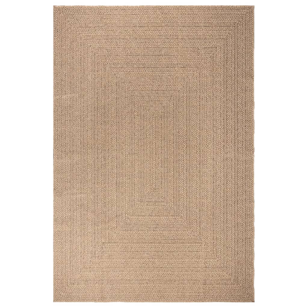 Teppich 200x290 cm Jute-Optik Innen und Außen