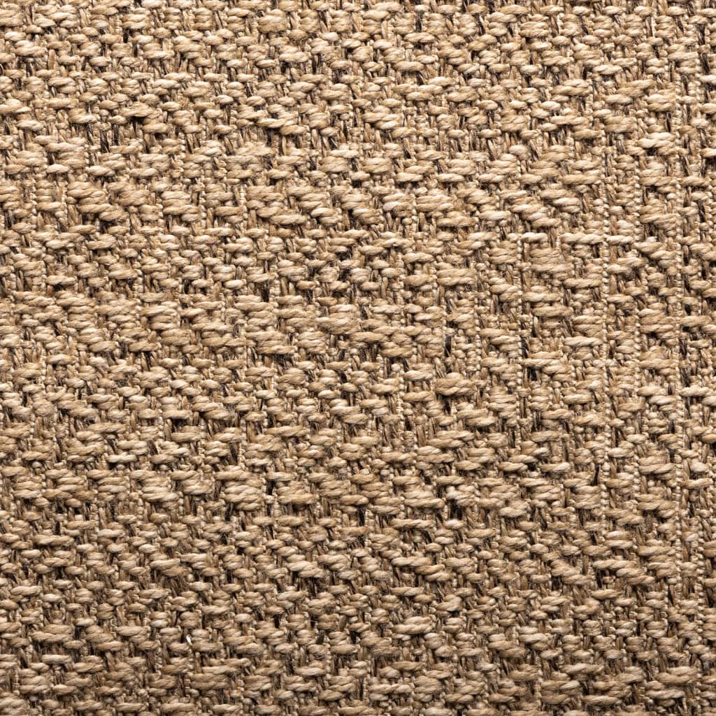 Teppich 200x290 cm Jute-Optik Innen und Außen