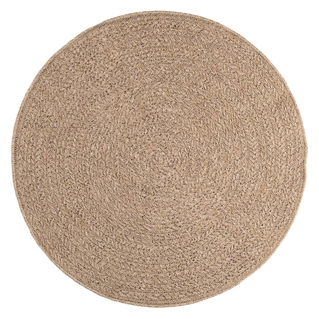 Teppich 120 cm Jute-Optik Innen und Außen