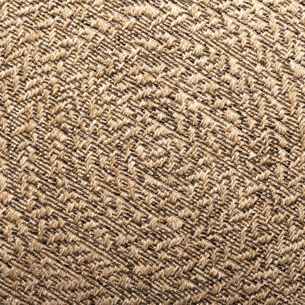 Teppich 160x230 cm Jute-Optik Innen und Außen