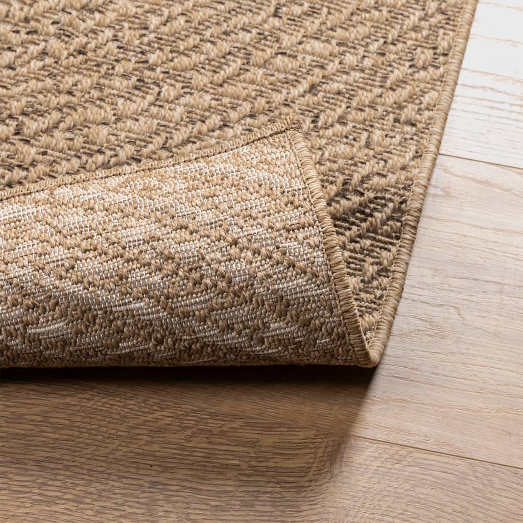 Teppich 160x230 cm Jute-Optik Innen und Außen