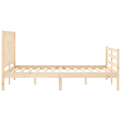 Massivholzbett ohne Matratze 120x200 cm Kiefernholz