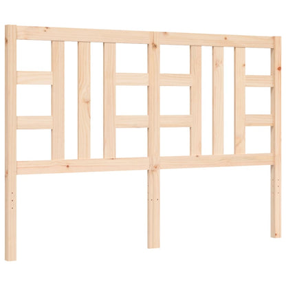Massivholzbett mit Kopfteil