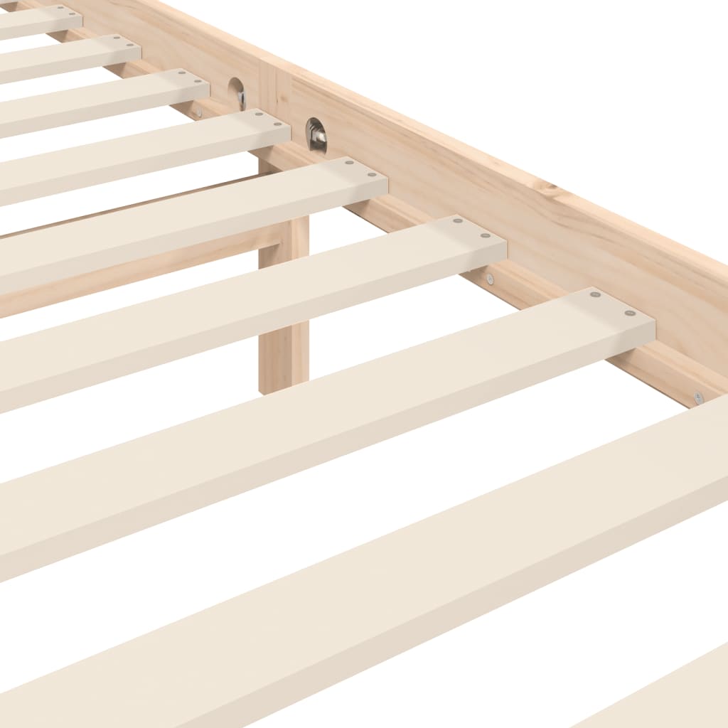 Massivholzbett ohne Matratze 100x200 cm Kiefernholz