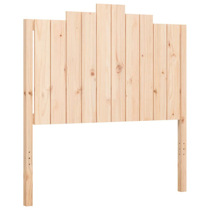 Massivholzbett mit Kopfteil 100x200 cm