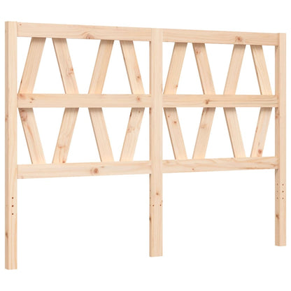 Massivholzbett mit Kopfteil