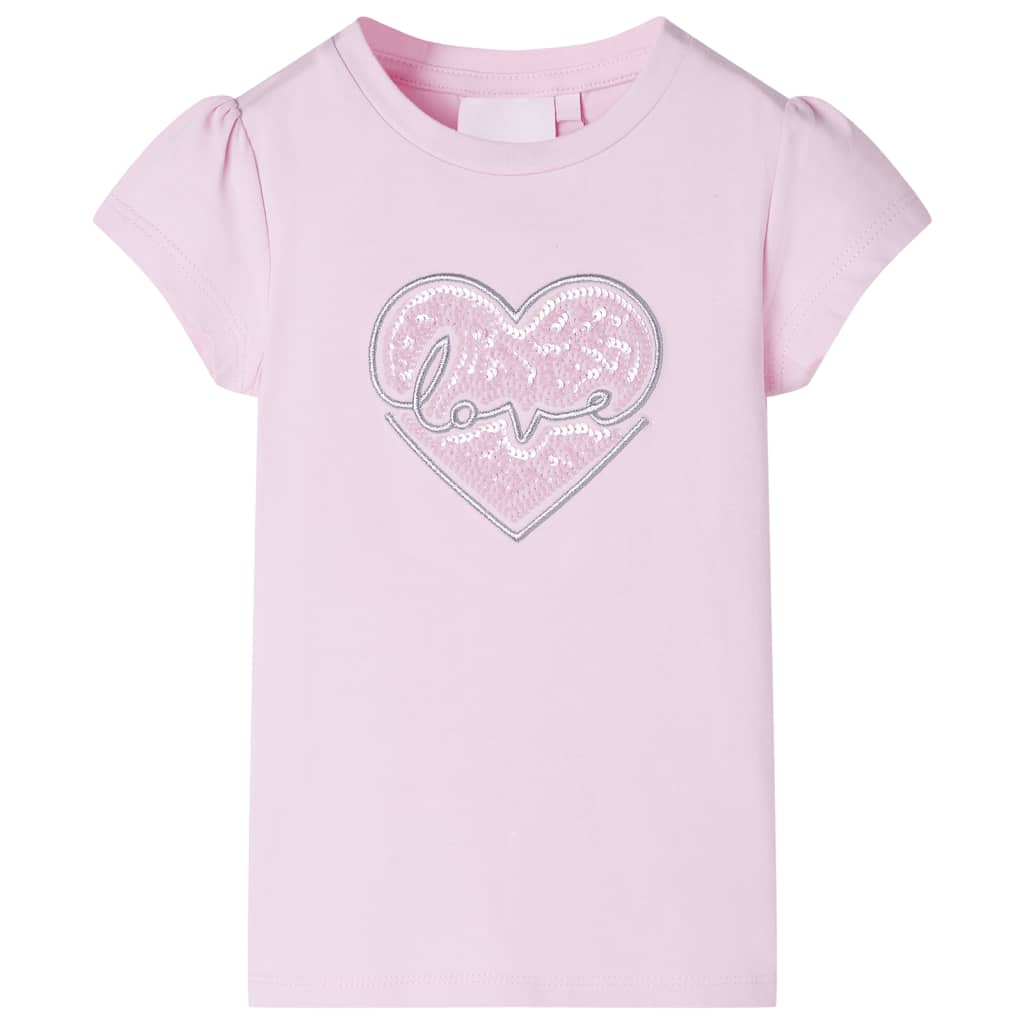 Kinder-T-Shirt Hellrosa 140