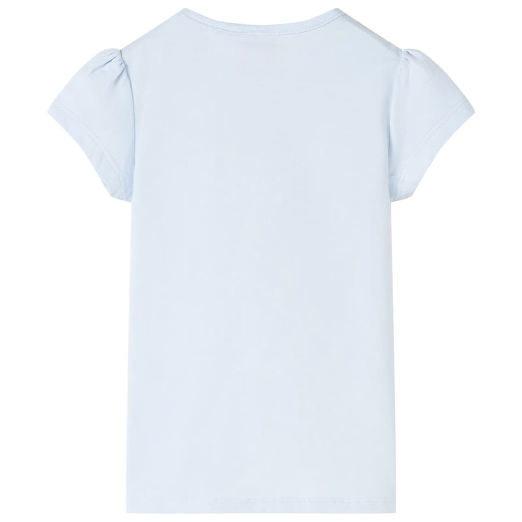 Kinder-T-Shirt Hellblau 92