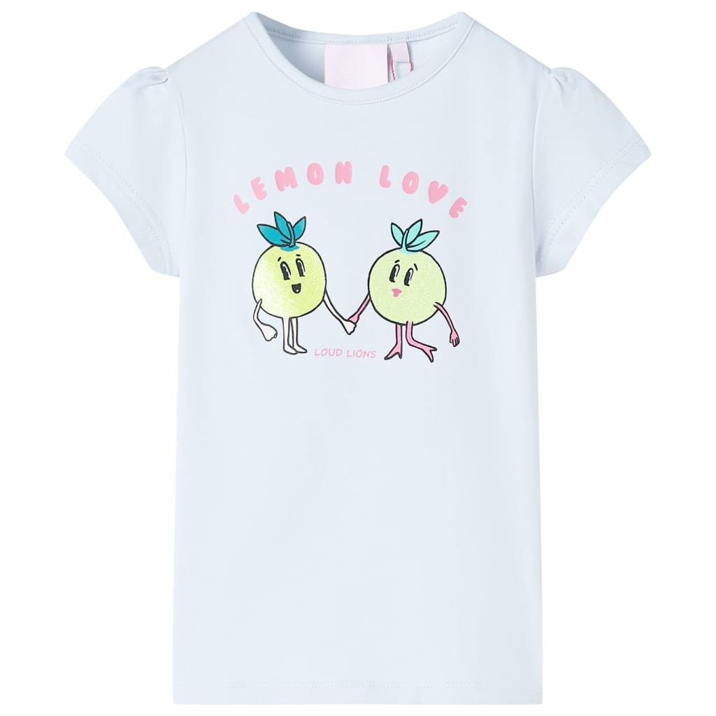 Kinder-T-Shirt Hellblau 140