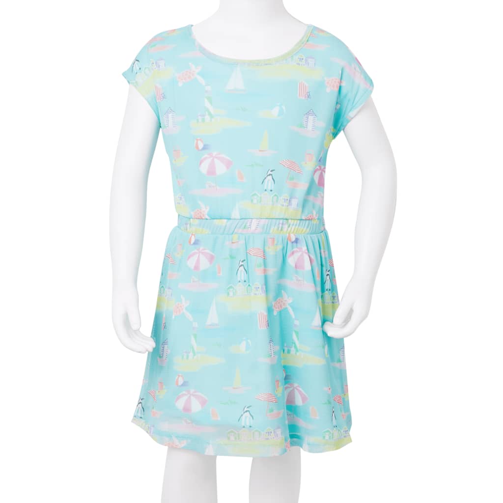 Kinderkleid Hellblau 104