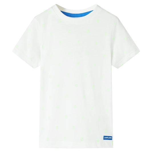 Kinder-T-Shirt Ecru 128