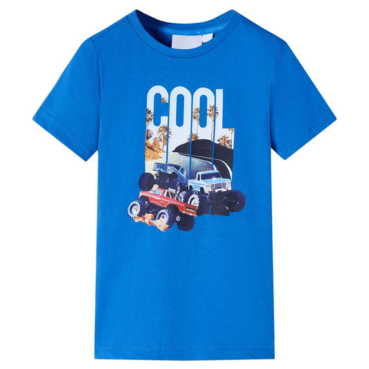 Kinder-T-Shirt Blau 140