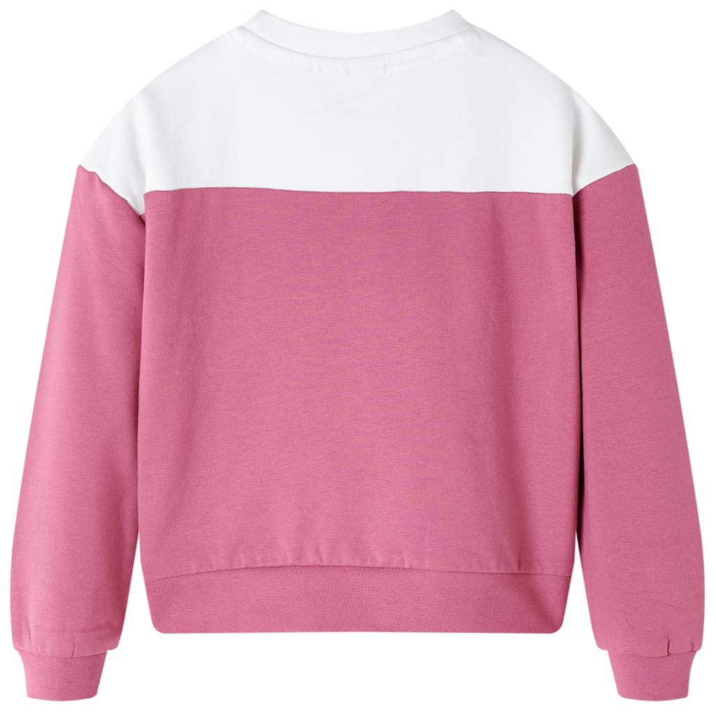 Kinder-Sweatshirt Himbeerrosa 116