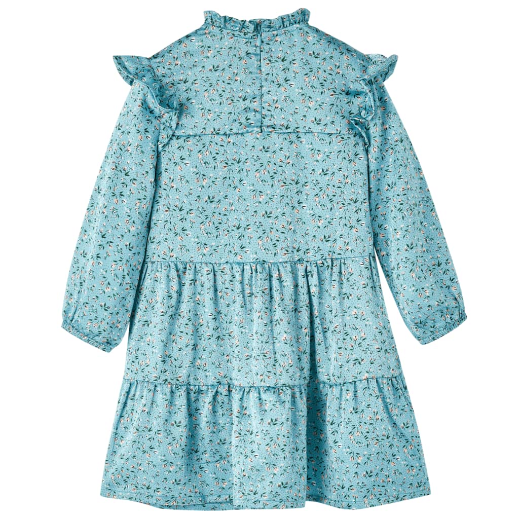 Kinderkleid mit Langen Ärmeln Blau 92