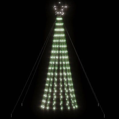 LED Weihnachtsbaum 275 LEDs Kaltweiß 180 cm