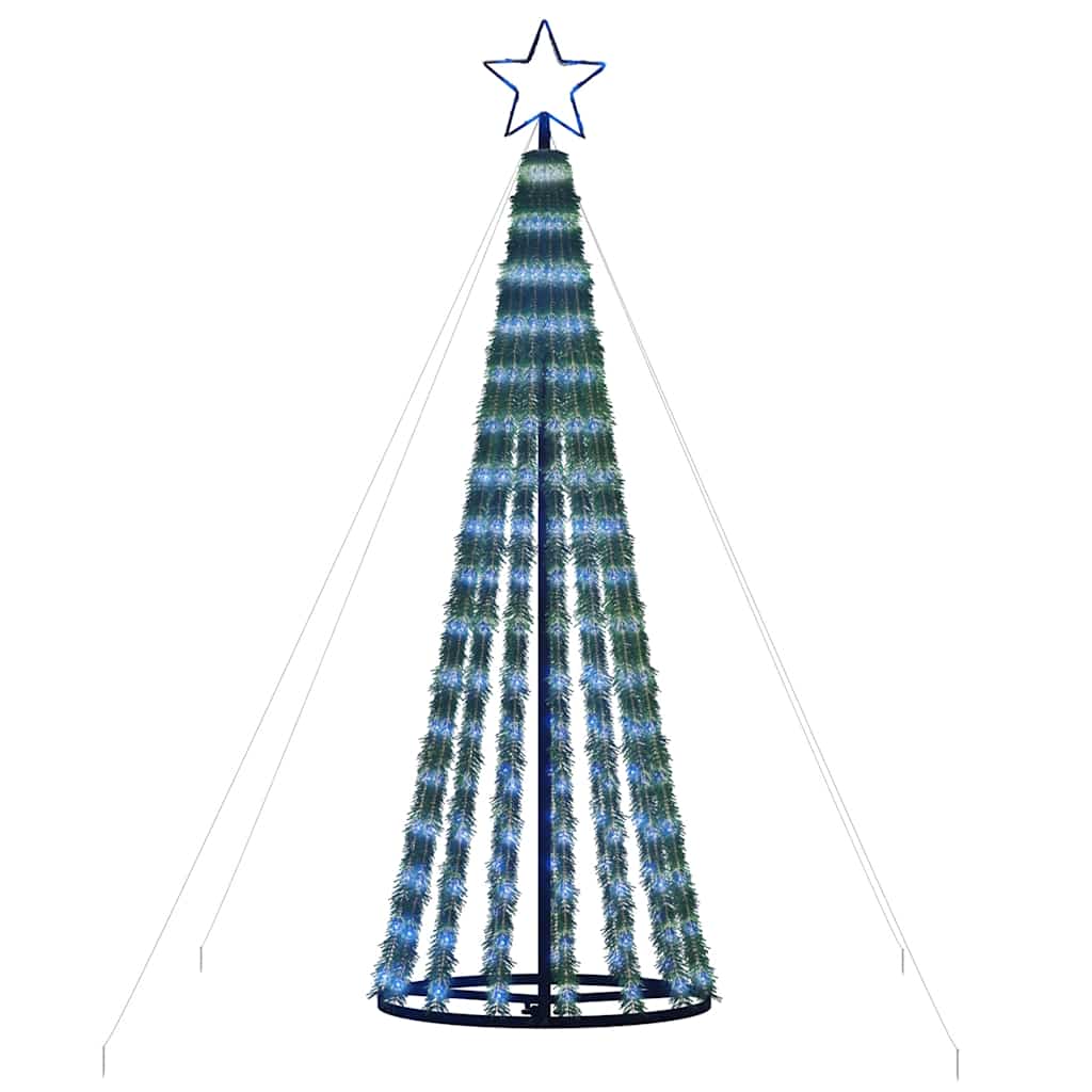 LED Weihnachtsbaum 275 LEDs Blau 180 cm