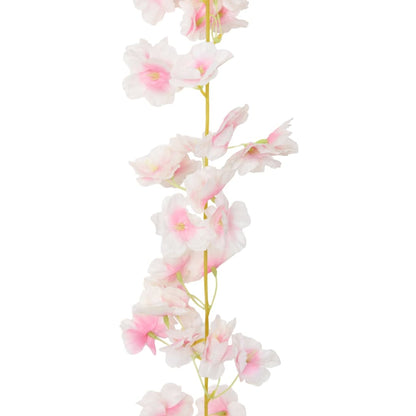 Weihnachtskränze Blumen 6 Stk. Hellrosa 180 cm
