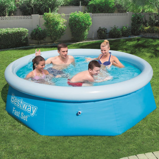 Bestway Swimmingpool Aufblasbar Rund Fast Set 244x66 cm 57265