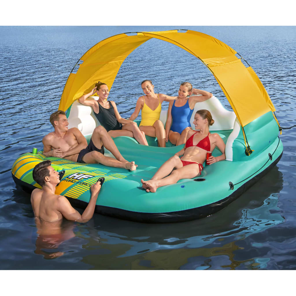 Bestway Badeinsel Sunny Lounge 5 Personen 291x265x83 cm