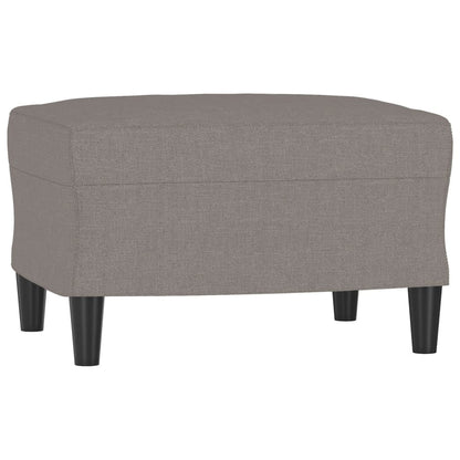 4-tlg. Sofagarnitur mit Kissen Taupe Stoff