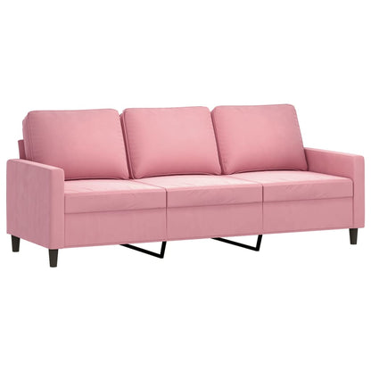 4-tlg. Sofagarnitur Rosa Samt