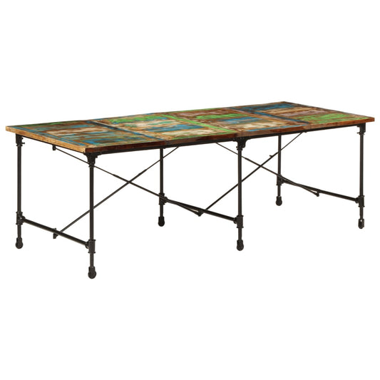Esstisch 220x90x77 cm Altholz Massiv