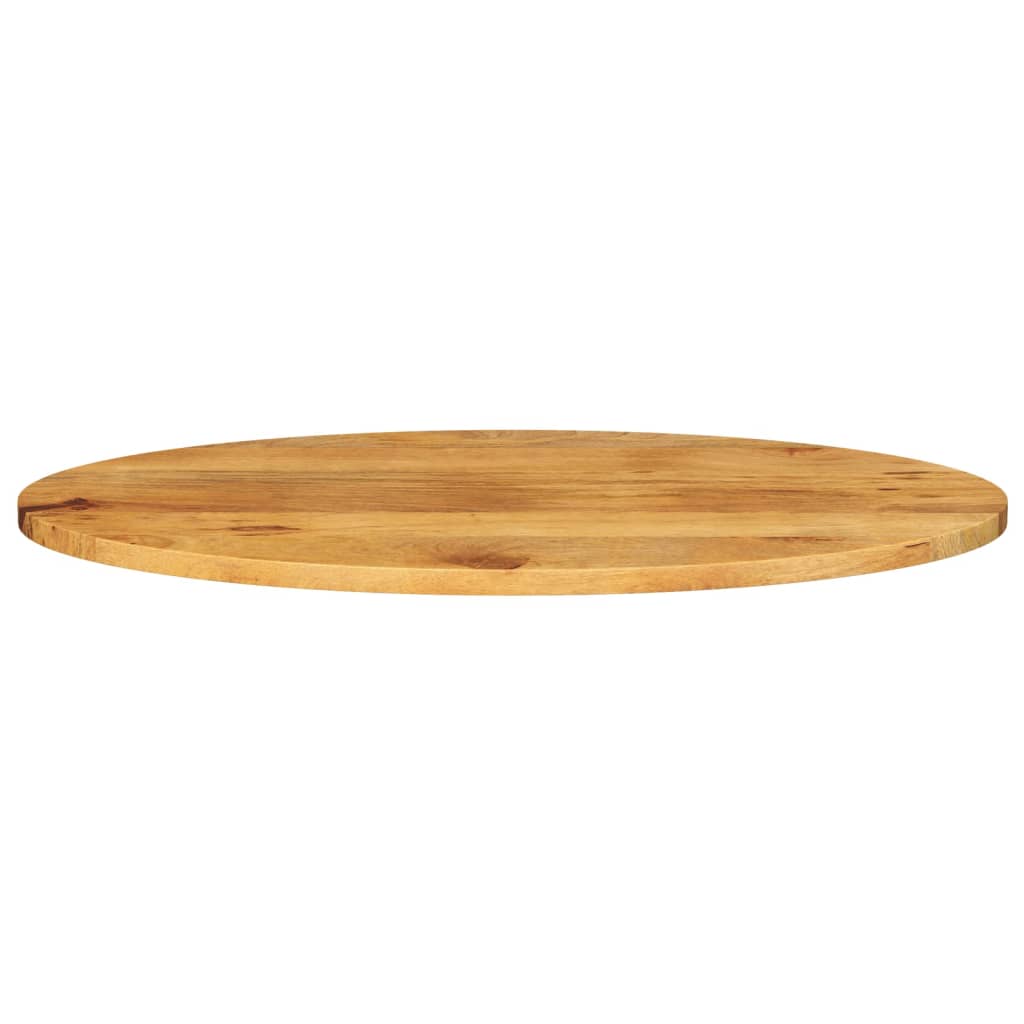 Tischplatte 120x60x2,5 cm Oval Massivholz Mango