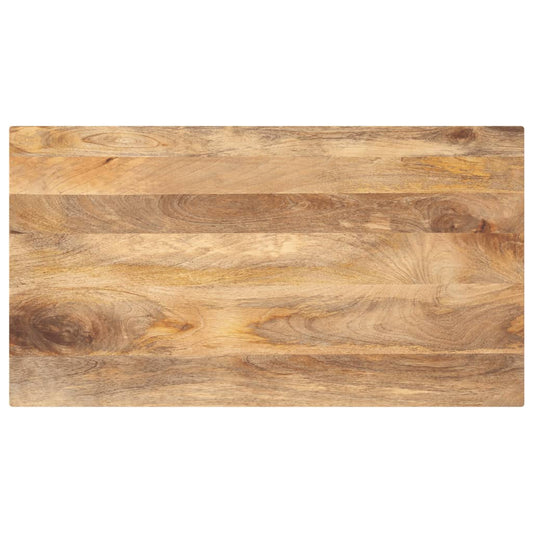 Tischplatte 100x70x2,5 cm Rechteckig Massivholz Mango