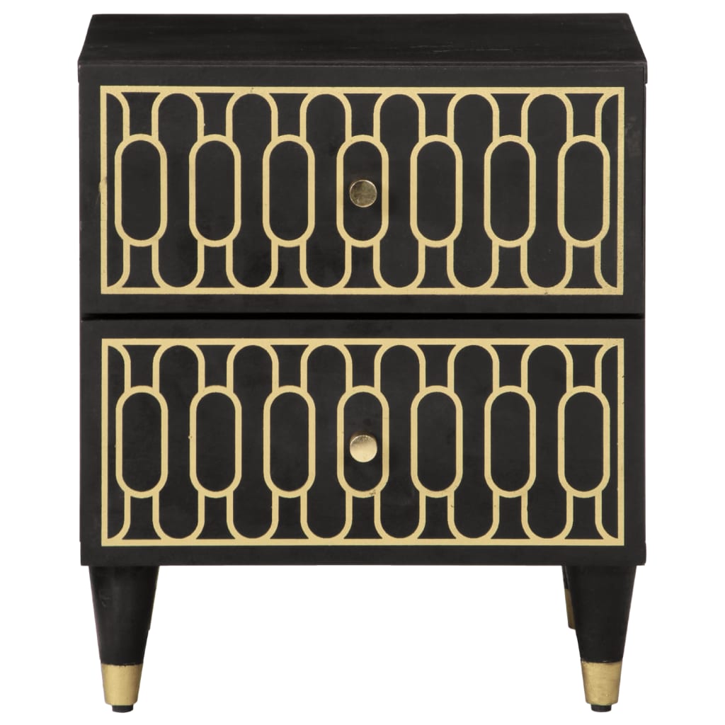 Nachttisch 40x33x46 cm Massivholz Mango
