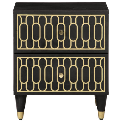 Nachttisch 40x33x46 cm Massivholz Mango