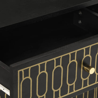 Nachttisch 50x33x60 cm Massivholz Mango