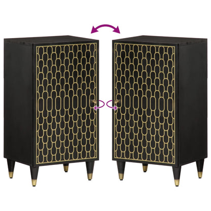 Beistellschrank 40x33x75 cm Massivholz Mango