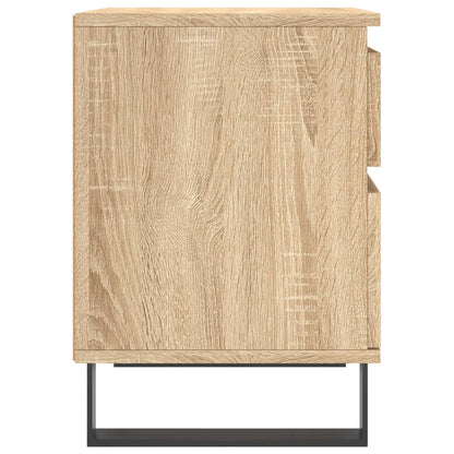Nachttische 2 Stk. Sonoma-Eiche 40x35x50 cm Holzwerkstoff