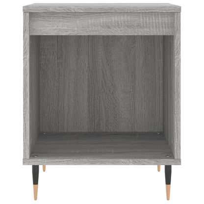 Nachttische 2 Stk. Grau Sonoma 40x35x50 cm Holzwerkstoff